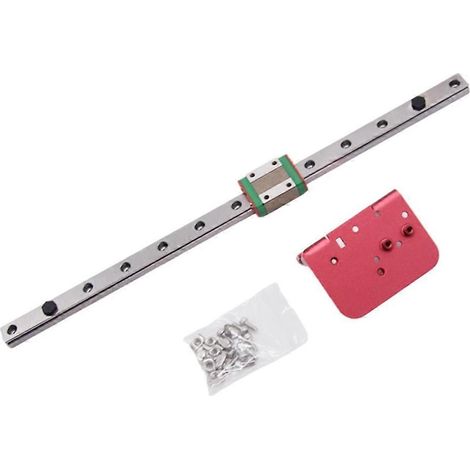 3D-Drucker-Linearführungs-Kit für die X-Achse, Rückplatte 310 mm/375 mm für Ender 3 / CR10