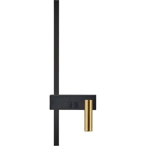 WANDLAMPE APP1439-W BLACK GOLD