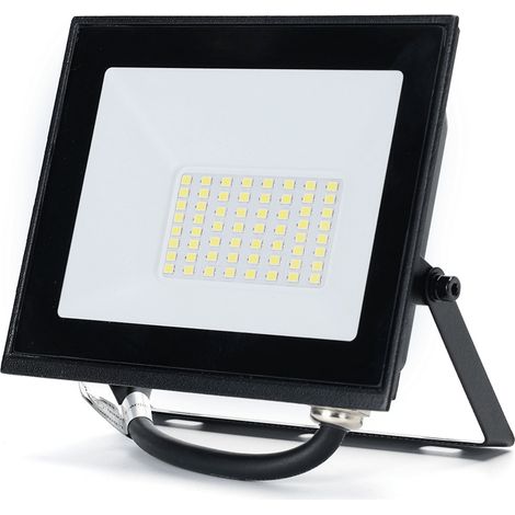 Faro proiettore Led Slim 30W Nero da esterno IP65 Bianco neutro 4000K Aigostar (1/5)