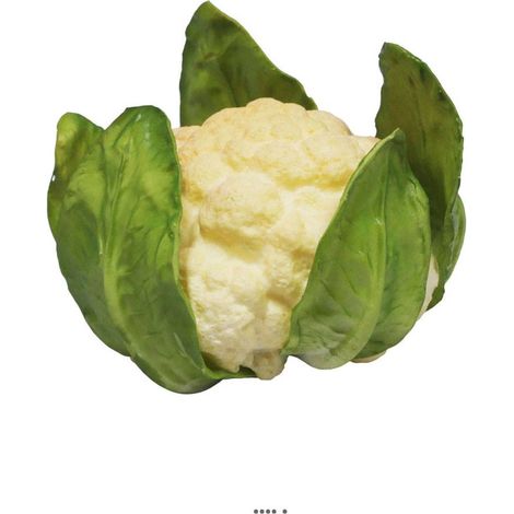 Choux fleur artificiel legume en mousse PU D 15 cm H 12 cm (1/3)