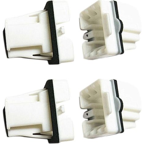 Lot de 4 boucles de siège arrière 1609267180 pour Citroën et Peugeot, modèles 301, 208, C3, C4 et C-Elysée. (1/5)