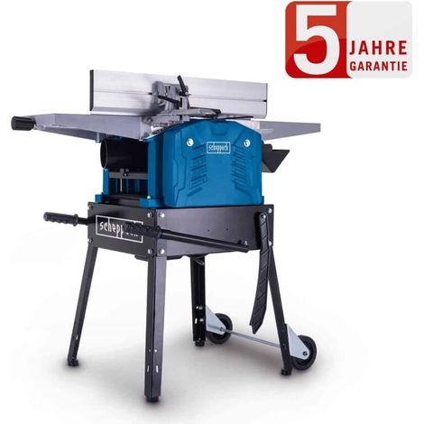 Kombinierte Abricht-Dickenhobelmaschine 2200W 260mm mit Basis Scheppach hms1500