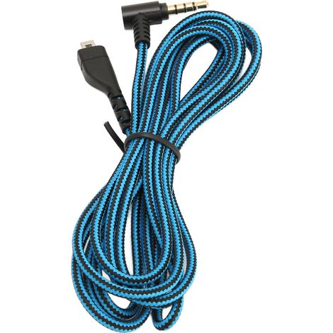 Câble de remplacement pour casque Steelseries Arctis 3, 5 et 7 Pro, 2 m (6,6 pi), conducteur en cuivre OFC. (1/5)
