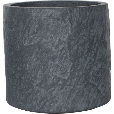 TrendLine Pflanztopf Schieferoptik 18 x 18 cm Blumentopf Pflanzkübel (1/2)