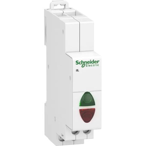 Modulare Lampe 1-phasig rot/grün 12-48V AC/DC iIL A9E18335 (1/2)