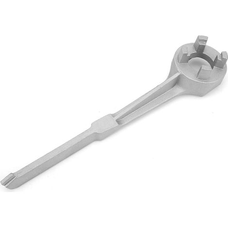 Ölfass-Verschlussschlüssel aus Aluminium zum Öffnen des Deckels von 10-, 15-, 20-, 30- und 55-Gallonen-Standardfässern
