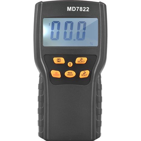 Humidimètre céréales écran LCD numérique blé riz paddy maïs analyseur taux eau 2-30% thermomètre hygromètre -1060°C sonde 30cm (1/5)