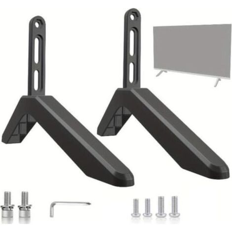 Support TV universel conçu pour les téléviseurs LCD de 32 à 65 pouces de marques telles que Samsung, Vizio et Sony (non compatible avec les téléviseurs LG) (1/3)