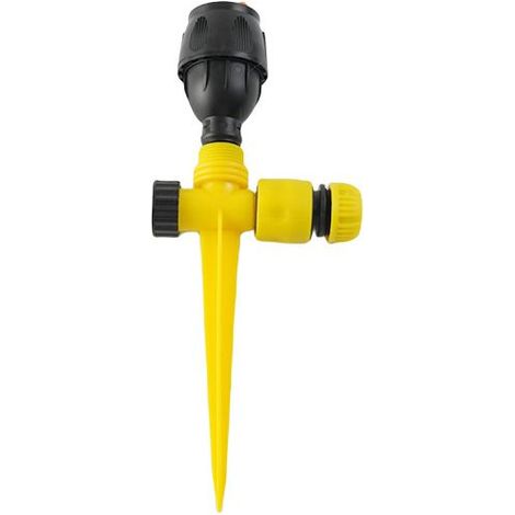 Arroseur automatique rotatif 360° pour pelouse et jardin, tête d'arrosage réglable, système d'irrigation par aspersion efficace pour paysagisme et agriculture, lot de 2 pièces
