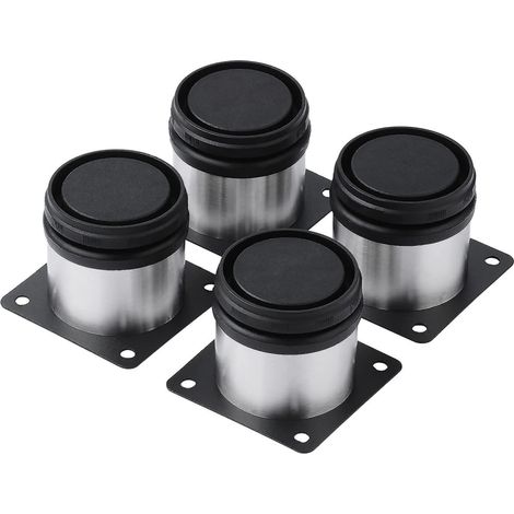 BEBUSINGOTO 4 patas ajustables de acero inoxidable para muebles de cocina (1/3)