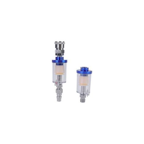 Dolaso – Filtro separatore olio-acqua per compressori d'aria – Filtrazione 5 μm – Filettatura da 1/4 di pollice – Compatibile con pistole a spruzzo per verniciatura (1/5)