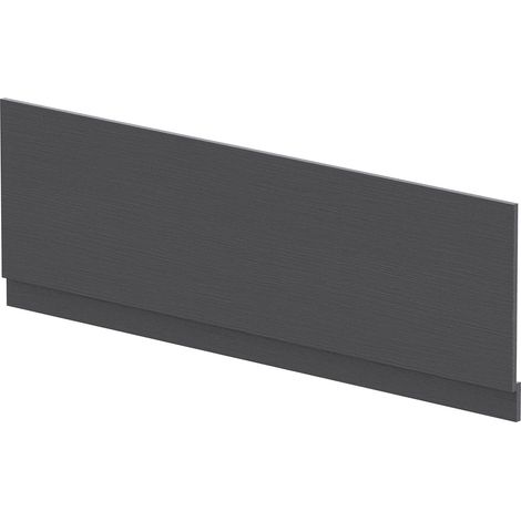 Nuie Graphite Grey Woodgrain 1700mm Bath Front Panel - MPC2205