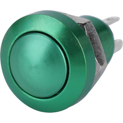 Interrupteur poussoir étanche 12V 24V 8mm voiture, bouton momentané en alliage zinc aluminium, mini interrupteur de puissance waterproof, 1A. (1/5)