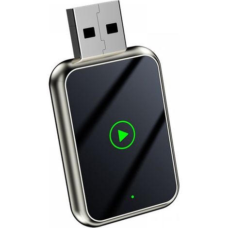 Kabelloser Dongle 1 Stück Kfz Adapter Plug & Play Kabelloser Dongle 2 in 1 Funk Schwarz Intelligente Fahrzeug Computer Verbindung Metallrahmen Kf (1/5)