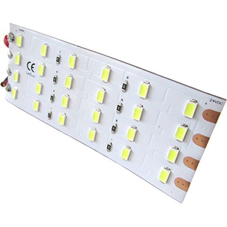 Pannello Plafoniera Led Flessibile 24V 8W Bianco Caldo 10cm Per Luci Abitacolo Cassone Cabina Camion Barca (1/3)
