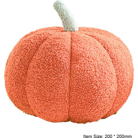 Cojín decorativo de calabaza de peluche en 3D, ideal para fiestas y como regalo para invitados. (1/5)