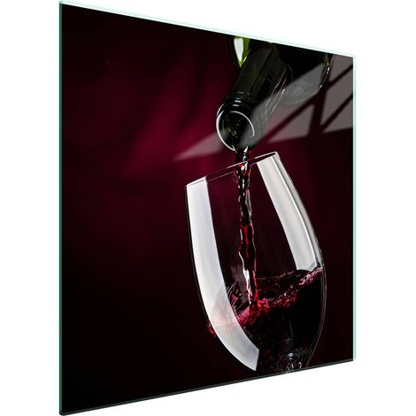 protège-plaque de cuisson en verre 50x52 Vin (1/5)