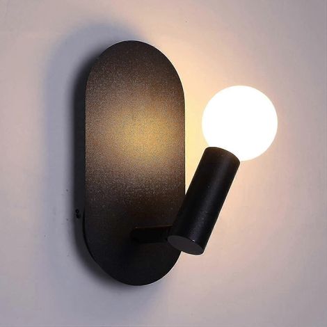 Applique murale LED style Edison, style industriel, idéale pour loft, bar à café, salon, salle à manger, etc. (1/5)