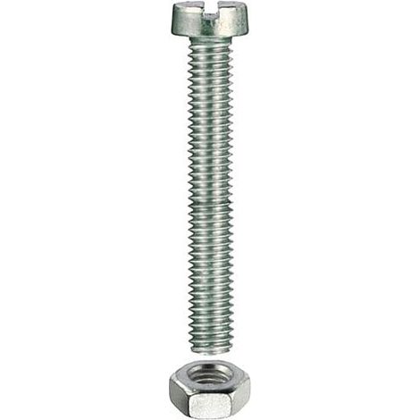 Viti per metallo testa cilindrica M4 x 40 - 8 pz.
