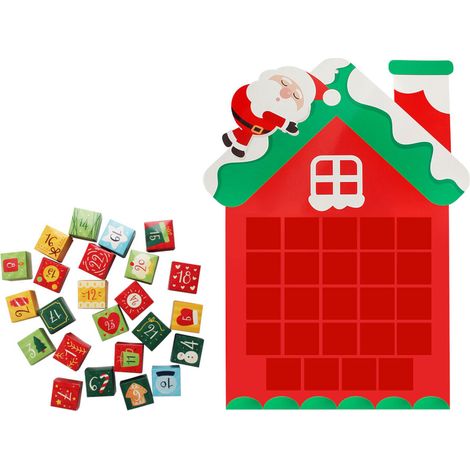 Cuenta atrás para Navidad, decoración del hogar, calendarios