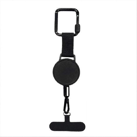 Dispositif antivol rétractable pour téléphones portables, cordon pour téléphone portable, sangle de sécurité pour smartphone avec clip ceinture C-JBMEDIA (1/4)