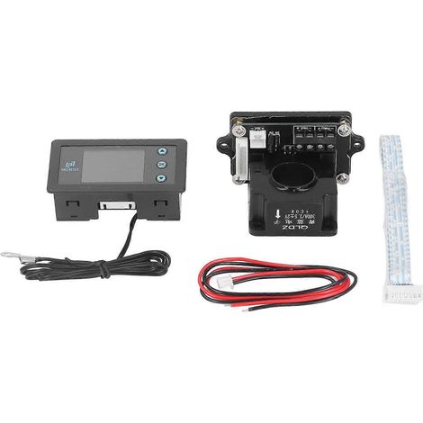 Coulombmeter mit LCD-Digitalanzeige, Strommesskapazität, Leistungsdetektor, Voltmeter 500 V 300 A