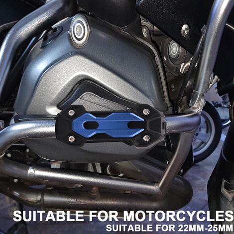 22 mm 25 mm Universal-Zierblock für Motorrad-Motorschutzbügel (1/5)