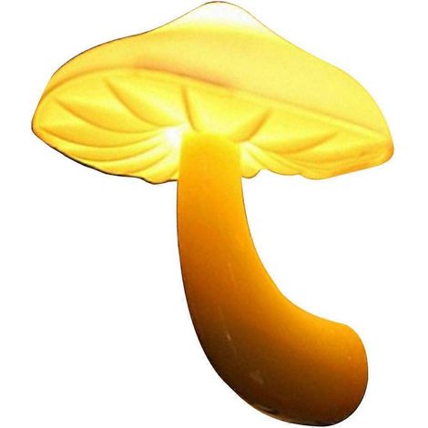 Veilleuse LED à détecteur de mouvement, lampe champignon à brancher, veilleuse jaune, mini veilleuse magique en forme de champignon