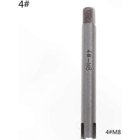 Ausdreher für abgebrochene Gewindebohrer M4, Schraubenausdrehhilfe, Spiralbohrer, Gewindelösewerkzeug, 1-teiliges Set zur schnellen Reparatur beschädigter Schrauben. (1/4)