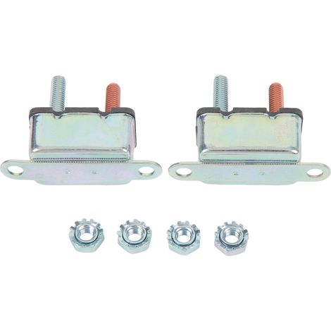 Badafaci Hochempfindlicher 12V 24V automatischer Rücksetz-Leistungsschalter für LKWs, ATVs, Wohnmobile, Yachten, Bolzen-Leistungsschalter mit Abdeckung, Legierungsmaterial (30A)