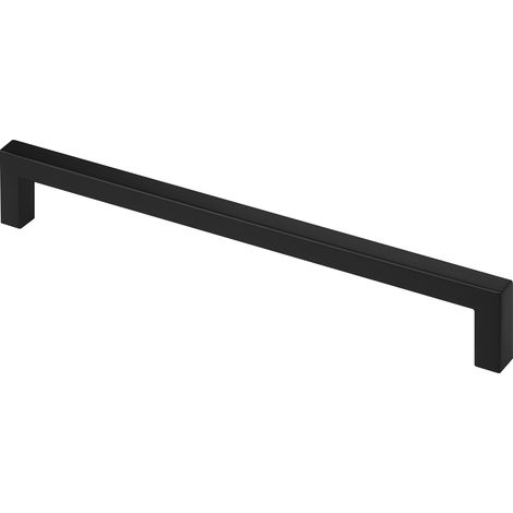 SOTECH 10 Stück Möbelgriffe EDELSTAHL BLACKLINE schwarz matt Bohrlochabstand (BA) 192 mm inkl. M4 Befestigungsschrauben (1/5)