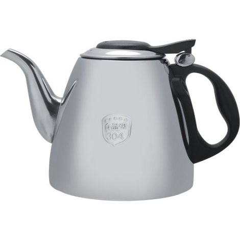 1 Théière,Acier inoxydable,Fond épais,Poignée ergonomique,1,2 L,Cuisine