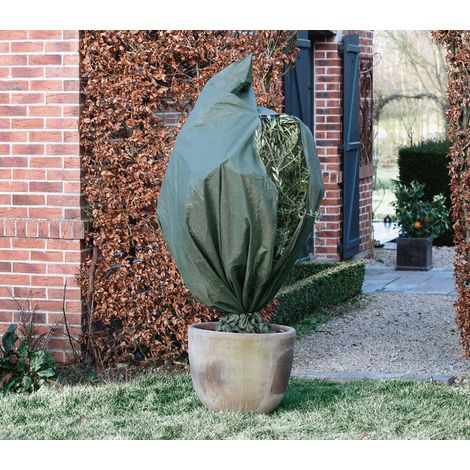 Housse d'hivernage zippée Ø150x200cm 70g/m² Couleur: Vert