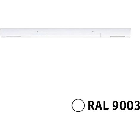 URail 95643 Elément pour système d'éclairage sur rail haute tension Alimentation centrale/à l'extrémité blanc (1/5)