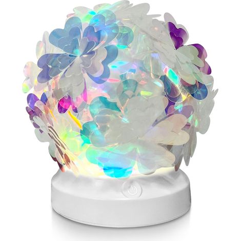 Lampe de chambre lampe de chevet veilleuse colorée aurore boréale lumière changeante romantique ambiance 3 températures couleur (1/3)