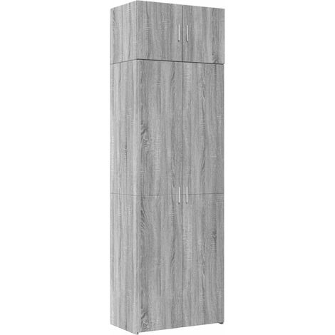 Maison Exclusive - Armadietto Grigio Sonoma 70x42,5x225 cm in Truciolato