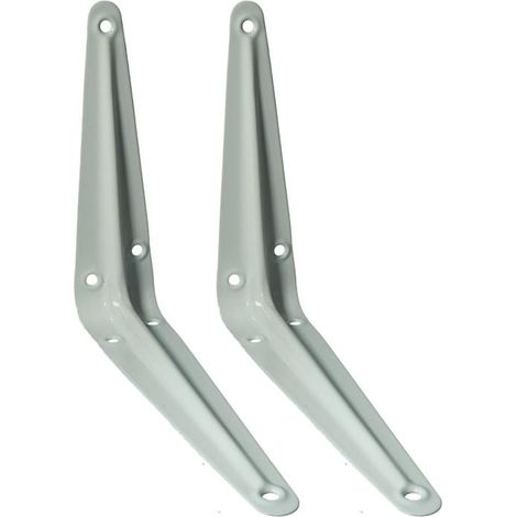 Supports d'étagère blancs de 7,6 x 12,7 cm Motif Londres (1/2)