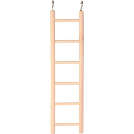 Trixie Escalera, Madera, 6 peldaños, 28 cm