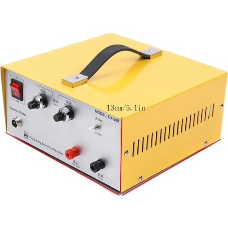 Soudeuse à point Pulse, Puissance de soudage réglable, Design compact, Jaune clair (1/2)