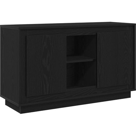 Maison La Vie - Buffet Salon Moderne - Meuble de rangement - Chêne noir 102 x 35 x 60 cm Bois d'ingénierie bu3769 (1/5)