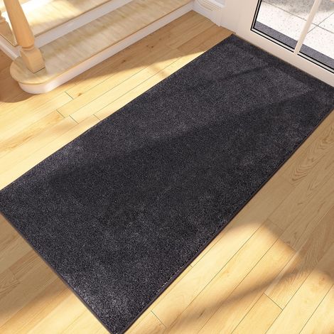 Fußmatte für den Innenbereich, 60 x 210 cm, rutschfest und maschinenwaschbar, weiche, saugfähige Fußmatte für Hunde, Eingang, Türbereich, Flur, Durchgang und Küche