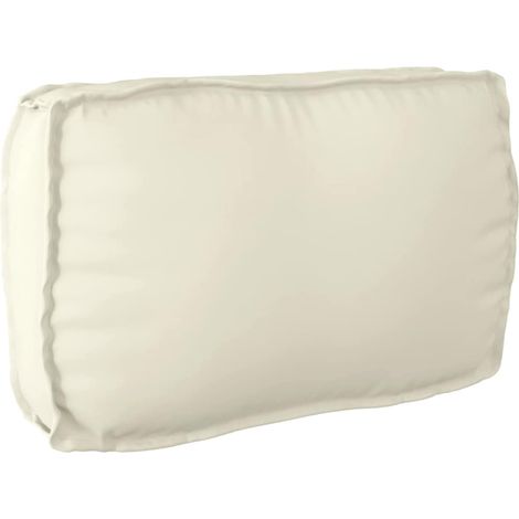 Kissen Creme 70 x 40 x 12 cm Oxford-Stoff