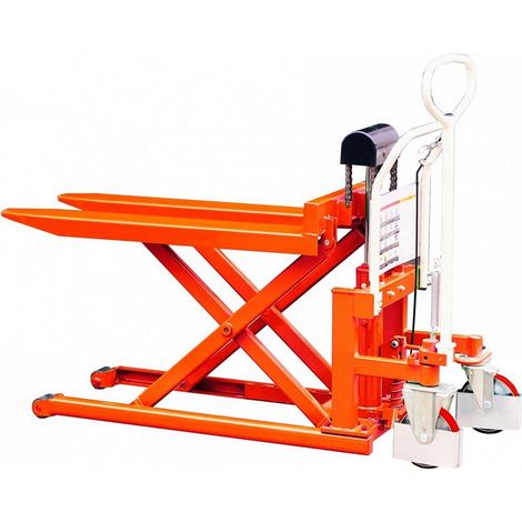 Transpallet manuale con sollevamento alto e grande stabilità - Forche 1115x526 mm - Sollevamento max 830 mm - Capacità 500 kg - SL50S (1/2)
