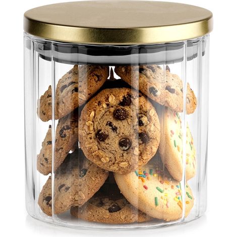 Glass Food Storage Container with Airtight Lid, 650 ml (1/5)