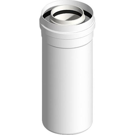 Systeme gaz d'echappement plastique Tube 1000 mm, concentrique - DN 60/100