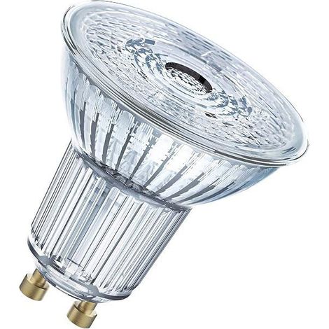 Spot LED 4,5 W, lumière blanc chaud, 2 700 K, abat-jour en verre, lumière blanc chaud, 1 (1/3)