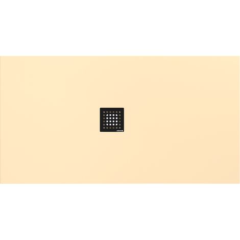 Receveur de douche FLEXIA en marbre coulé 150x80cm, découpable selon vos demandes, beige mat (1/4)