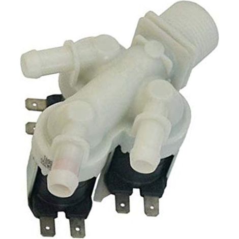 Ersatzteil - 3-Wege-Elektroventil -  - BRANDT, VEDETTE, WHIRLPOOL, BLOMBERG, FAGOR, THOMSON, ELEKTRA-BREGENZ, ARISTON HOTPOINT, SAUTER, RADIOLA, LADEN, IGNIS, SANGIORGIO, DE DIETRICH, FIRSTLINE, CALIF