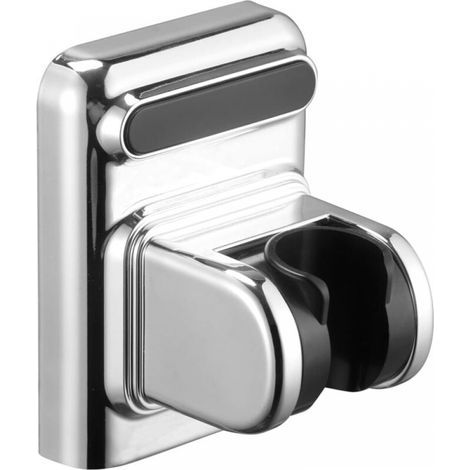 Shower Head Holder Silver Shower Head Holder, Adjustable Shower Head Holder Strong Suction Cup Rotation (1/5)