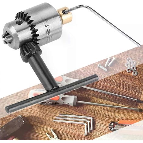 Mandrin de perçage conique 03-4 mm JTO avec clé et mandrin pour perceuse électrique de tour - JXLGV (1/4)